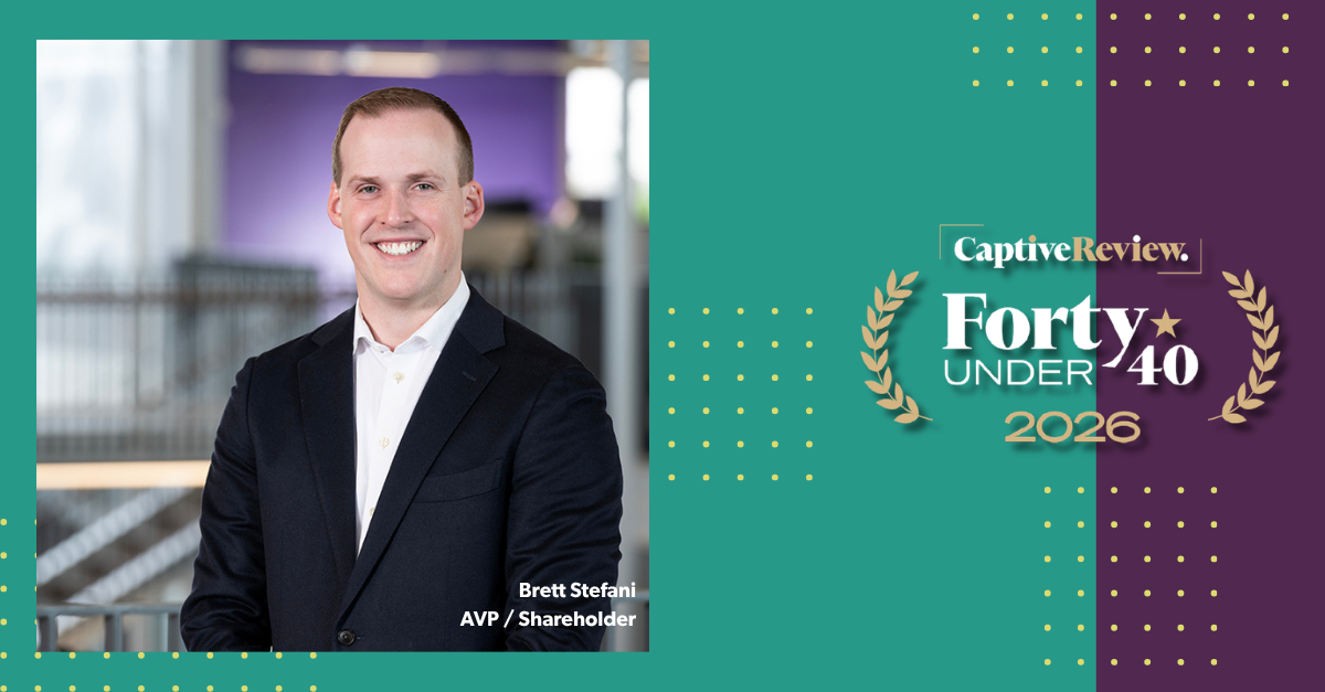 Congratulations Brett Stefani on Being Named to Captive Review’s Forty Under 40